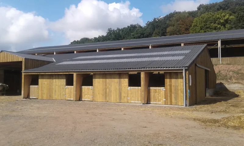 Man&egrave;ge en ossature bois